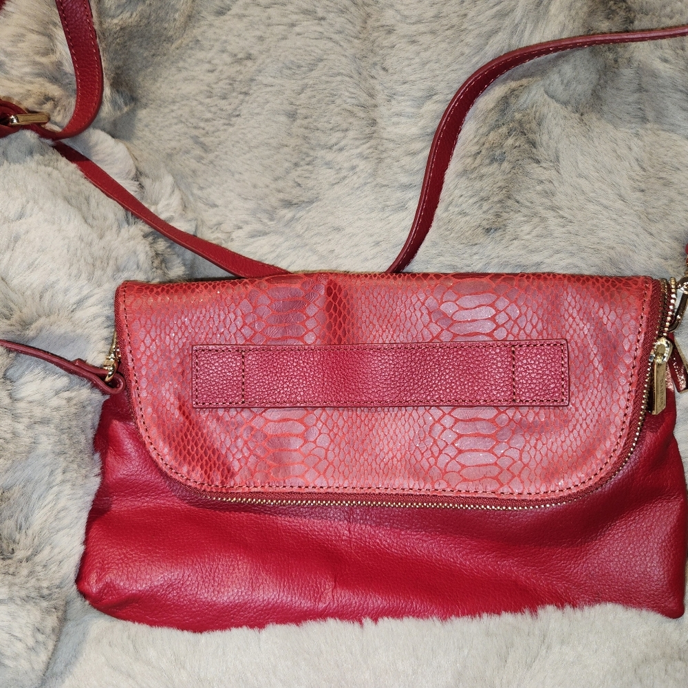 Red crossbody / clutch